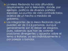 Con este sencillo juego el niño aprenderá a formar hasta 48 palabras distintas , ayudándose de las fichas de letras individuales que deberá colocar al. Mesa Redonda Se Utiliza Esta Tecnica Cuando Se Desea Dar A Conocer A Un Auditorio Los Puntos De Vista Divergentes O Contradictorios De Varios Especialistas Ppt Descargar