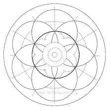 Un viejo trabajo de puntillismo, la verdad que me gusto como quedo n_n. Puntillismo Y Mandalas Celina Emborg
