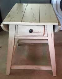 Broyhill Attic Heirlooms Splay Leg Table In White Stain Broyhill Furniture Collection Solid Oak