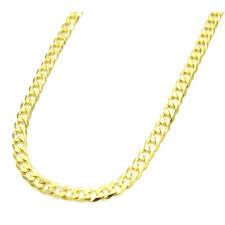 How to convert 10 inches to millimeterss. Jawa Jewelers 14k Yellow Gold Men S 3mm Cuban Link Chains Necklace Lobster Clasp 18 To 24 Inches 24 Walmart Com Walmart Com