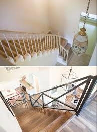From glass panels to wrought iron balusters. How To Give Your Old Stair Railings A Fresh New Look On A Small Budget
