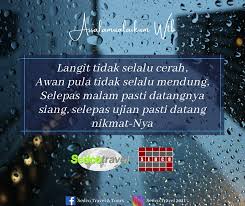 Lately i've been posting malay article's ayte? Langit Tak Selalunya Cerah