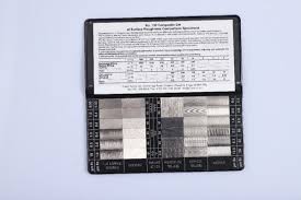 Surface Roughness Comparator Rubert Chart