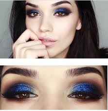 If you have black hair and blue eyes, try slate gray with charcoal liner and if you have brown hair/blue eyes, try. How To Put Eyebrow Makeup Makeup Ideas For Blue Eyes And Brown Hair