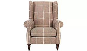 Buy Argos Home Argyll Fabric High Back Chair Mink Armchairs And Chairs Argos High Back Chairs Argos Home Mink Armchair
