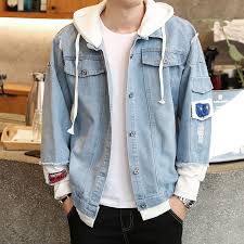 Spring Autumn Jeans Jacket Cowboy Coat Korean Fashion Casual Jacket Men S Youth Jacket Denim Clothing Male Jackets Men Casual Jackets Aliexpress