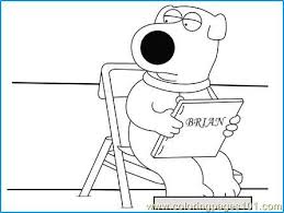The main part of the series is presented in the form of jokes, which often have nothing to do with the plot. Family Guy 3 Coloring Page For Kids Free Brian Griffin Printable Coloring Pages Online For Kids Coloringpages101 Com Coloring Pages For Kids