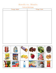 Maybe you would like to learn more about one of these? Wants Vs Needs Worksheets Teaching Resources Tpt