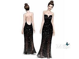 Galla Event Gown By Ms Blue Sims 3 Downloads Cc Caboodle Sims 4 Dresses Sims Sims 3
