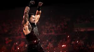 Follow the big dog in 2k towers: Wwe 2k20 Romanreigns Wallpaper