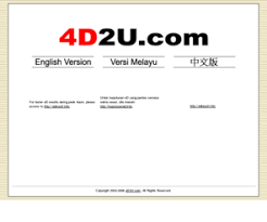 Live 4d2u Results Keputusan 4d Magnum 4d Toto Induced Info