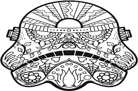 The first organized star wars day took place in toronto back in 2011. Download Day Of The Dead Star Wars Coloring Pages Book Png Image With No Background Pngkey Com