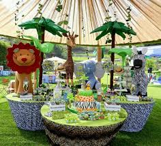 Shop oriental trading for safari party supplies and take advantage of our 110% lowest price guarantee. Jungle Theme Birthday Set Up Novocom Top