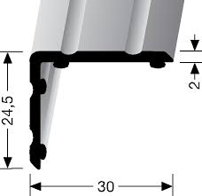 4/17 4/26 5/6 5/16 5/26 6/5 6/15 7/1502.557.51012.51517.5. Parkettfreund Winkelprofil Pf 234 Sk Schwarz 100 Cm Parkett Wanke