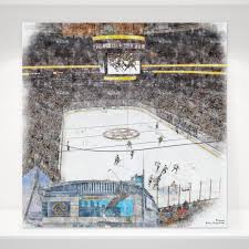 Sign up to get the latest news, stats & giveaways from nbc sports boston. Td Garden Sketch Art Canvas Print Boston Bruins Hockey
