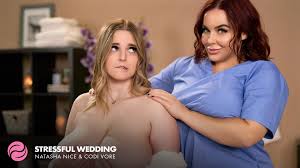 Stressful Wedding - Girlsway Porn video with Natasha Nice & Codi Vore