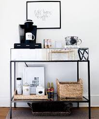 Go Simple On Instagram A Modern Home Office Coffee Bar Idea Elegant Coffee Station At Home Via Ever In 2020 Office Coffee Bar Coffee Bar Design Coffee Bar Home