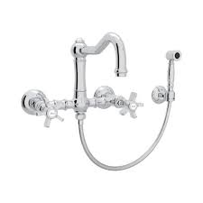 Kitchen bridge faucet spout swivels 360 degrees; The Best Bridge Kitchen Faucets With A Sprayer Trubuild Construction