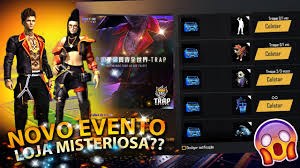 Garena free fire has more than 450 million registered users which makes it one of the most popular mobile battle royale games. Nova Loja Misteriosa Nova Atualizacao Novo Evento Com Pacotes Gratis Evento De Recarga E Mais Youtube