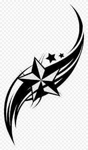 Nautical star tattoos on left foot. Star Tattoo Tribal Star Tribal Clipart 5805440 Pinclipart
