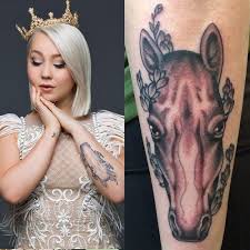 Beautiful horse tattoos for women. 6 Celebrity Horse Tattoos Steal Her Style