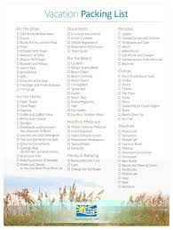 Use Our Handy Vacation Checklist To Help You Pack For Your Outer Banks Nc Vacation Vacation Checklist Outer Banks Nc Vacation Packing