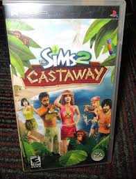 The Sims 2 Castaway Game For Psp Playstation Portable Case Game Manual Sims 2 Playstation Portable Psp