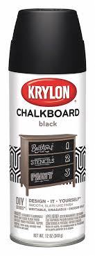 Krylon Chalkboard Spray Paint In Flat Black For Cardboard Ceramic Concrete Drywall Fabric Fiberglass 54tj63 I00807007 Grainger