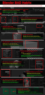 Blender Bad Habits Blender Tutorial Blender 3d Blender Models