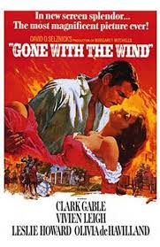 Gone with the Wind Movie Poster Clark Gable Art Print Rare | Etsy