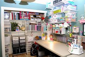 I wish my house was big enough to have a craft room. My Craft Room 1 Craft Room Shelves Craft Room Craft Room Design