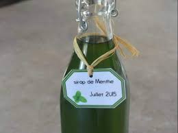 Sirop De Menthe Recette Sirop De Menthe Menthe Sirop