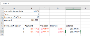 Loan Amortization Schedule In Excel Amortization Schedule Excel Computer Knowledge