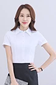 White Simple Plain Color Rolled Short Sleeve Shirt Rolled Shorts How To Roll Sleeves White Short Sleeve Blouse