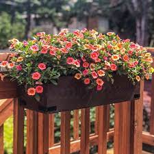 They come in a pack of 2 and are the perfect solution for small patios and balconies as they fit right over the railing. Diy Railing Planters For Your Deck Or Balcony The Handyman S Daughter