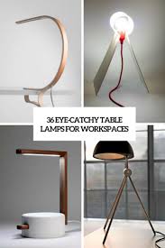 I have seen this design somewhere on the web and i thought i d make my own. 36 Eye Catchy Table Lamps For Workspaces Digsdigs