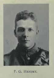 Gnr Peter Geddes Hendry (1899-1918)