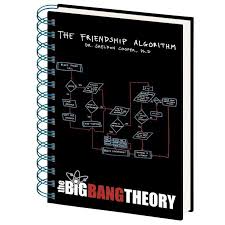 Friendship Algorithm Muistikirja The Big Bang Theory Tuotenumero 260198 Alkaen 4 99 Emp Fi Big Bang Theory