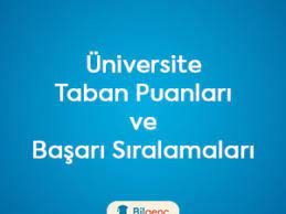 Bunun için tek yapmanız gereken sitemizde yer alan güncel üniversite taban puanları takip etmeniz yeterli olacaktır. Universite Taban Puanlari Ve Basari Siralamalari 2021 Bilgenc