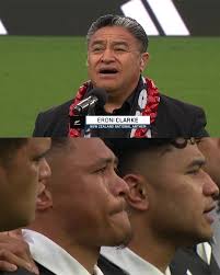 Imagine your father singing the national anthem before you play 😮  #BledisloeCup