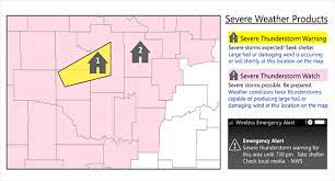 .triggering severe thunderstorms as it sank southward. Understand Severe Weather Alerts