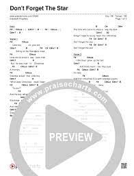 Don T Forget The Star Chords Pdf Sidewalk Prophets Praisecharts