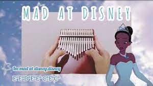 I'm mad at disney, disney / they tricked me, tricked me / had me wishing on a shooting star / but now i'm twenty something / i still know nothing / 'bout who i am or what i'm not Mad At Disney Kalimba Tabs Archives Kalimbatabs Net