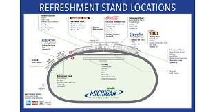 Seating Chart Maps Michigan International Speedway
