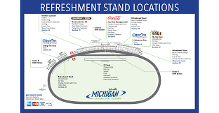 seating chart maps michigan international speedway