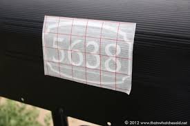 Check spelling or type a new query. Diy Vinyl Mailbox Numbers That S What Che Said