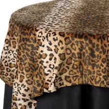 Pin By Magen Lecroy On Engagements Weddings Animal Print Decor Animal Print Furniture Table Linen Rentals