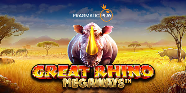 Cover art for Great Rhino Megaways, credited to igamingbusiness.com