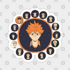 Haikyuu haikyuu characters yamaguchi tadashi tsukiyama tsukkiyama. Haikyuu Karasuno High All Characters Karasuno Aimant Teepublic Fr