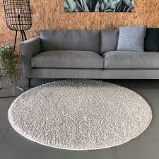 hoogpolig rond vloerkleed wit shaggy collection vloerkleed wit vloerkleed ronde vloerkleden